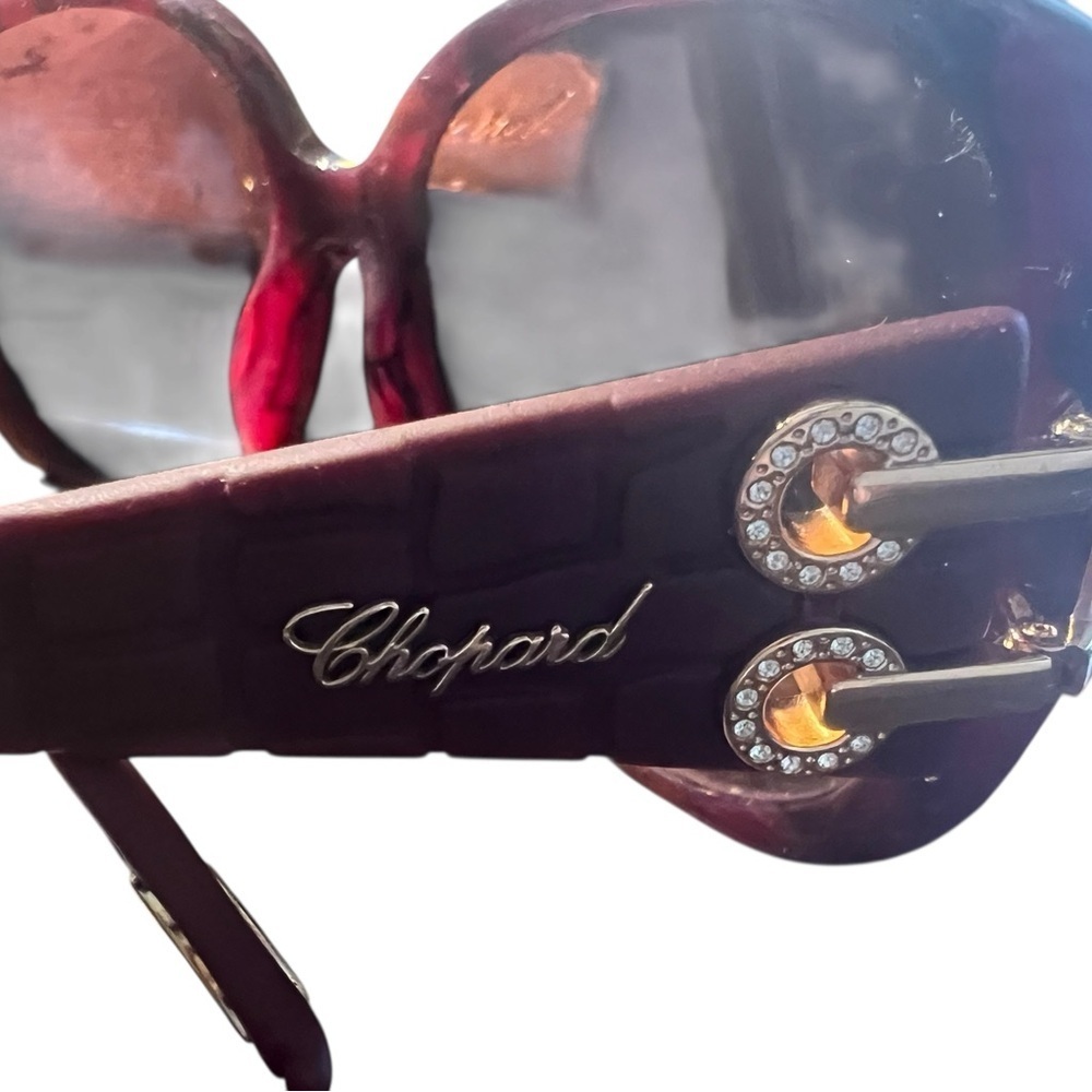 Chopard Maroon Sunglasses - Picture 2 of 7